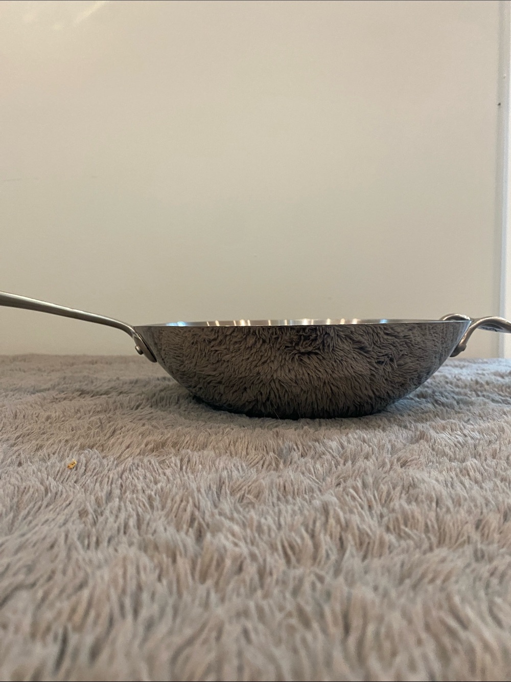 All Clad Stainless Steel small wok pan stir fry 10" cooking professional - Picture 10 of 11